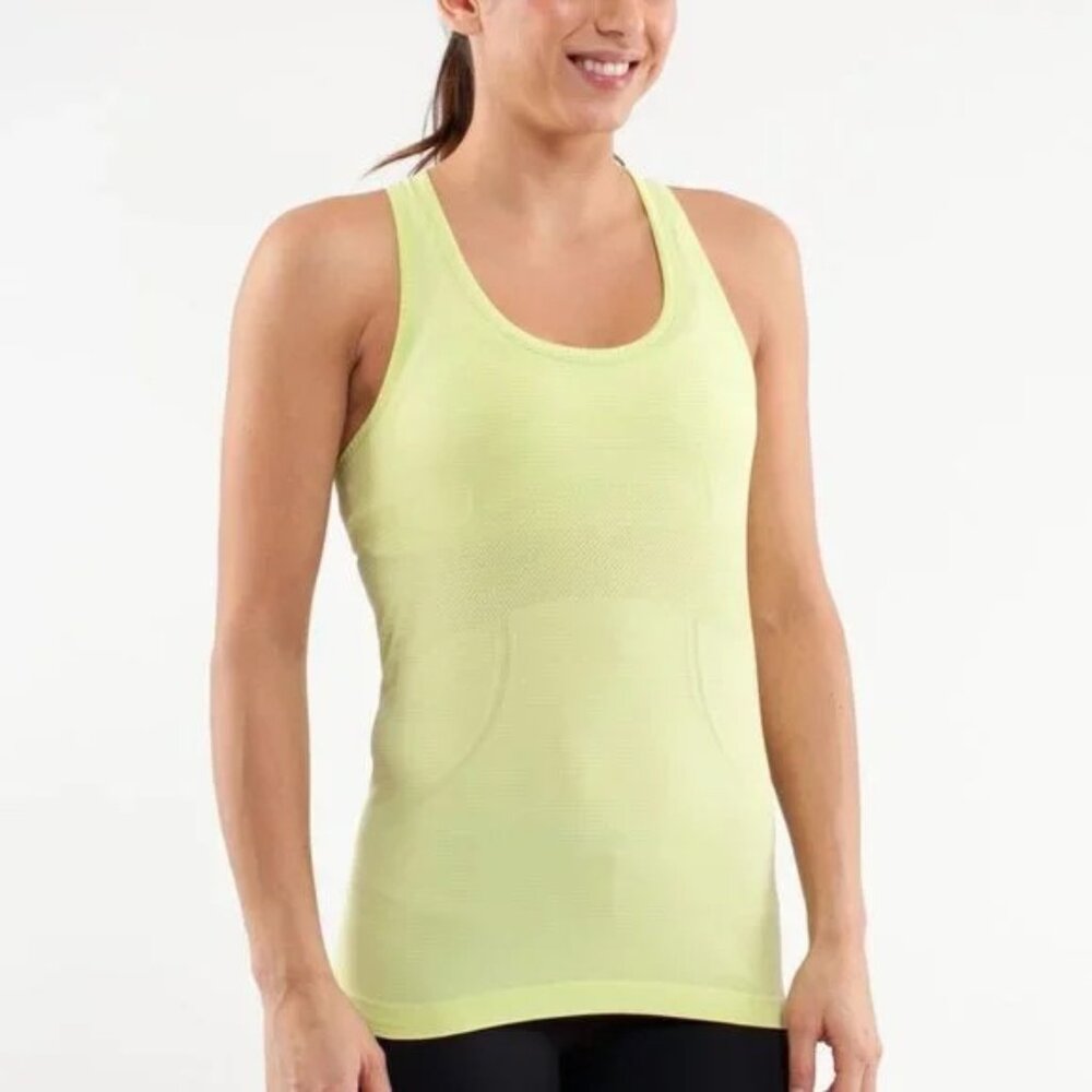 WORN TWICE: Lululemon Swiftly Tech Tank Top size 4
